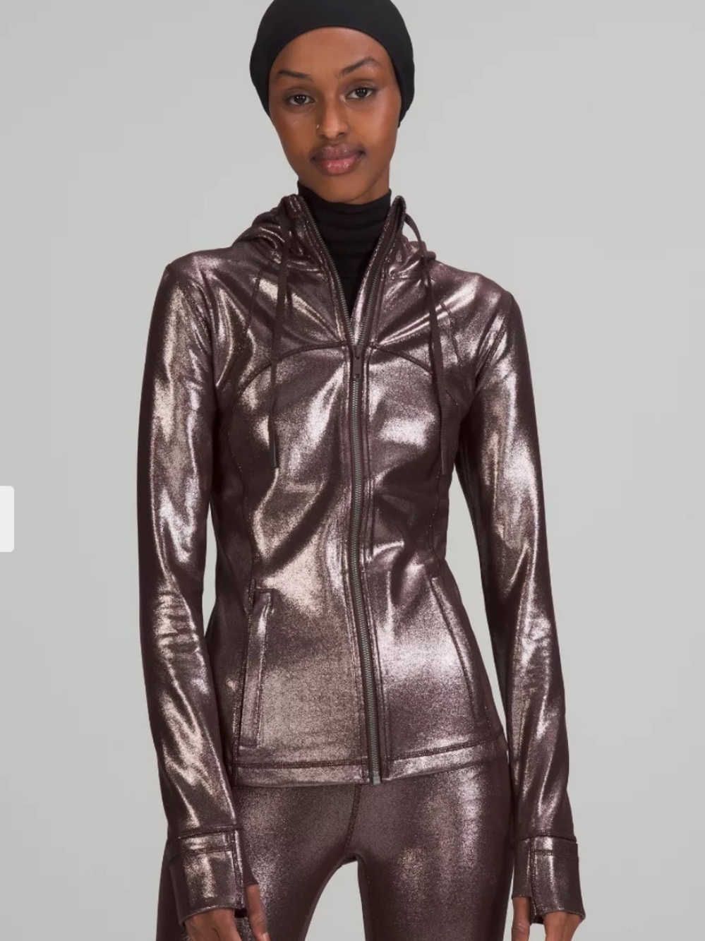 LULULEMON ATHLETICA hooded define jacket Shine